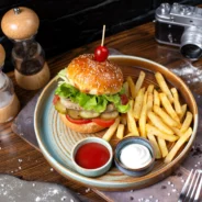Cheeseburger, Fries & Drink (2)